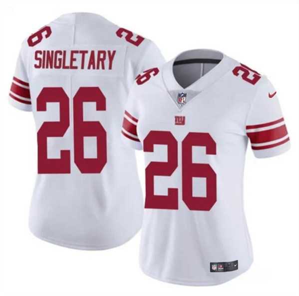 Women's New York Giants #26 Devin Singletary White Vapor Stitched Jersey Dzhi,We sell and wholesale Women's New York Giants #26 Devin Singletary White Vapor Stitched Jersey Dzhi on line form chian!